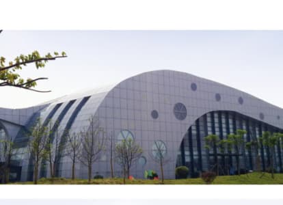 河池会议中心外景网架工程